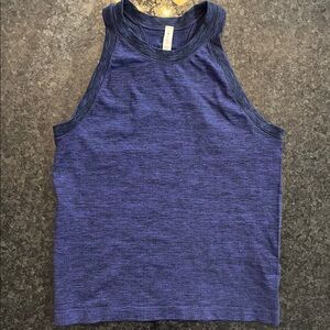 Athleta Blue racer back tank- large